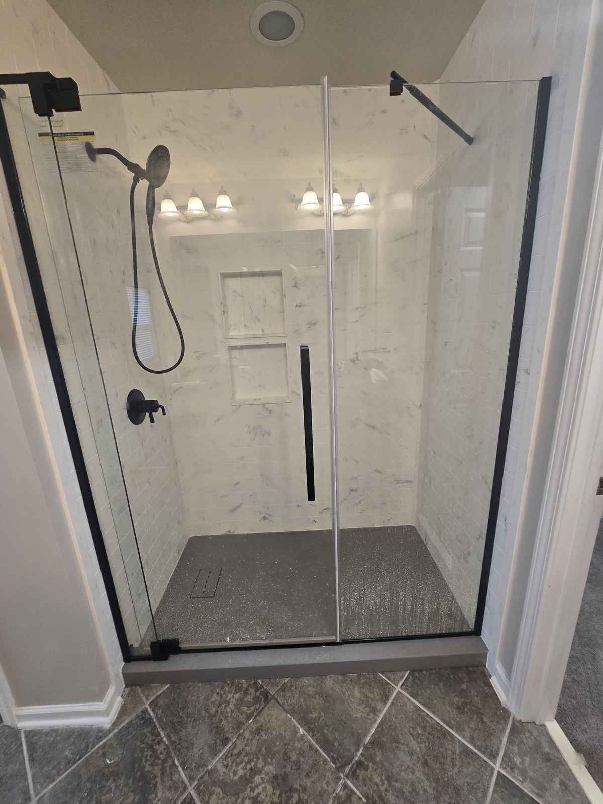 After — FusionFlow Showers install. Built by Joshua Waldrep.